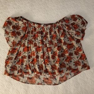 ASTR the label off shoulder top